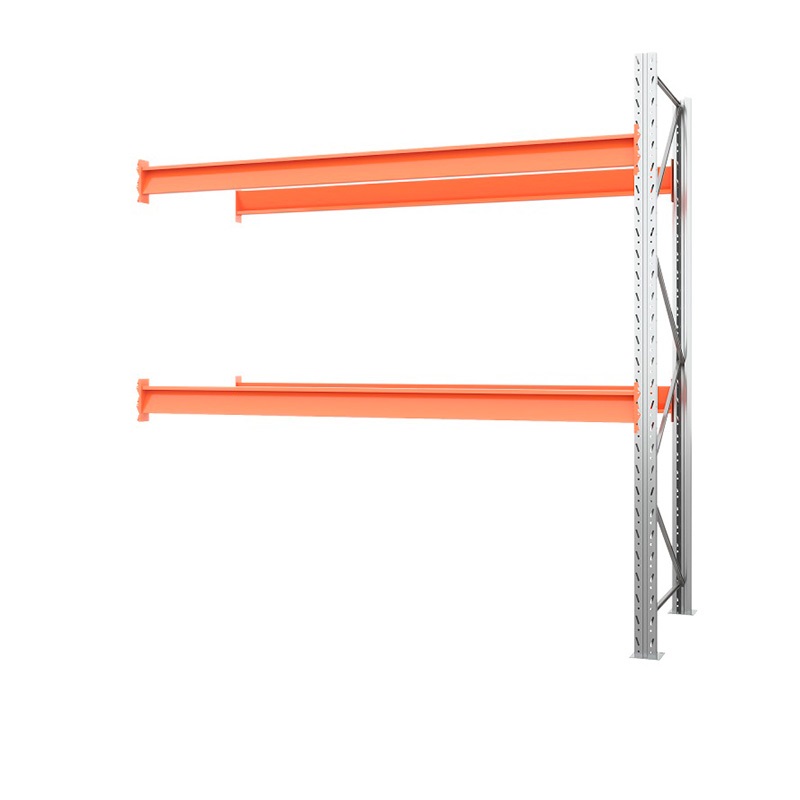 Секция приставная стеллажа металлического паллетного 2500х2700х1100 мм (100.1.5). Ярусы: пол+2