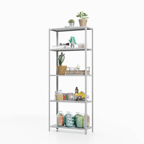 Стеллаж металлический для балкона ТС Лайт, 1800x1000x400 мм. Полки: 5 шт. металл (ТС 18100450)