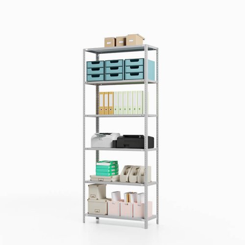 Стеллаж для офиса ТС Лайт, 2000x1200x500 мм. Полки: 6 шт. металл (ТС 20120560) Стеллаж для офиса ТС Лайт, 2000x1200x500 мм. Полки: 6 шт. металл (ТС 20120560)