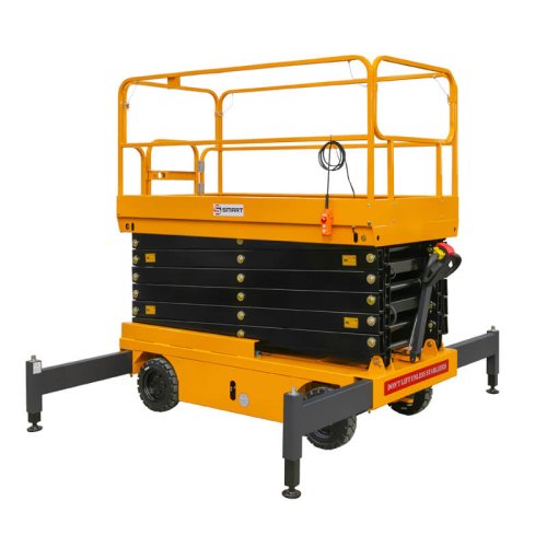 Подъемник складской ножничный самоходный SJY-0.5-12A (500 кг; 12 м) SMARTLIFT (SMART)