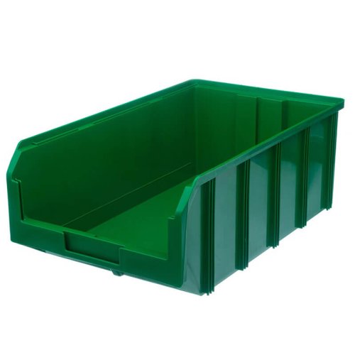 Ящик пластиковый V-4 зеленый, (502х305х186) 20 литров