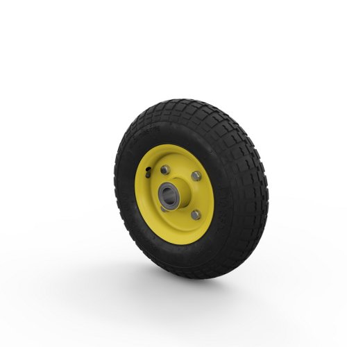 Пневматическое колесо для тележек ⌀250 мм, резина, вес 1.6 кг