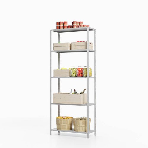 Стеллаж для погреба ТС Лайт, 1800x700x400 мм. Полки: 5 шт. металл (ТС 18070450)