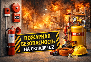 Пожарная безопасность на складе: 25 правил и советов, часть 2