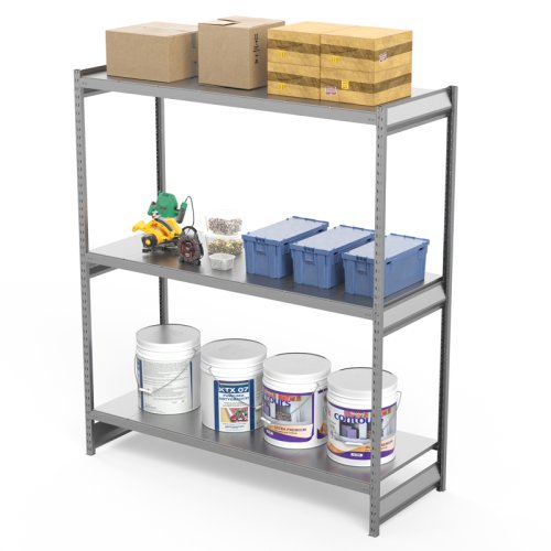 Стеллаж грузовой СГ Ультра (2500х2100х1000 мм) 3 яруса, цинк (СГУ 2521103)