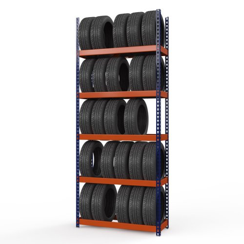 Стеллаж для шин, дисков и колес Профи-Т 3000x1240x455 мм. Ярусы:   5 шт. (Т-120/1-3,0)
