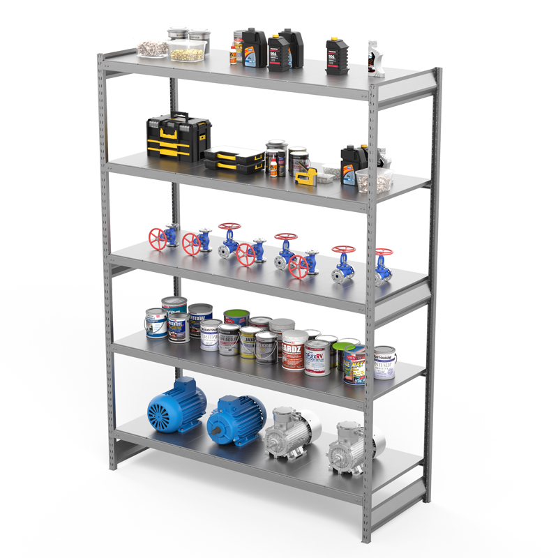 Стеллаж грузовой СГ Ультра (2500х1800х500 мм) 5 ярусов, цинк (СГУ 2518055)