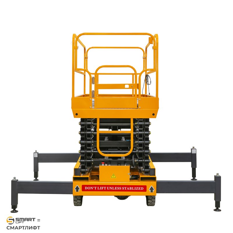 Подъемник ножничный самоходный SJY-0.3-13A (300 кг, 12,8 м) СМАРТЛИФТ (SMARTLIFT) / СМАРТ (SMART) – изображение №9