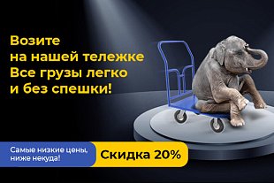 Возите на нашей тележке все грузы легко и без спешки!