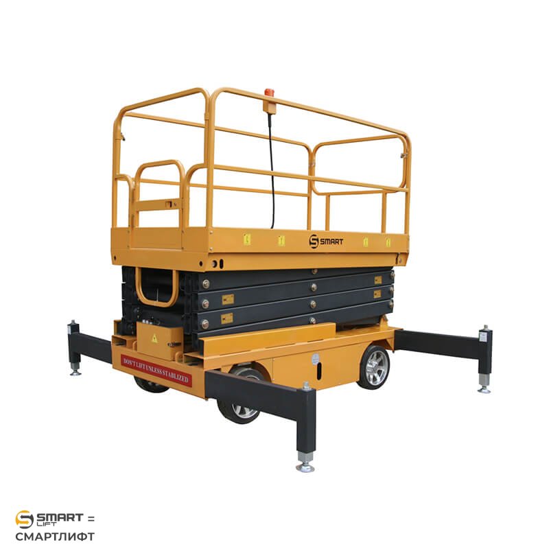 Подъемник ножничный несамоходный SJY-0.3-6 (380В; 300 кг; 6 м) СМАРТЛИФТ (SMARTLIFT) / СМАРТ (SMART) – изображение №6