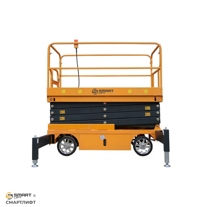 Подъемник ножничный несамоходный SJY-0.5-11 (AC&DC, 500 кг, 11 м) СМАРТЛИФТ (SMARTLIFT) / СМАРТ (SMART)
