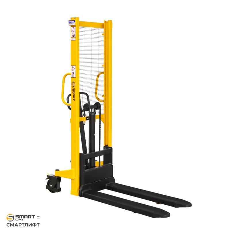 Ручной гидравлический штабелер SDA 1516 (1500 кг; 1,6 м; фиксированные вилы) СМАРТЛИФТ (SMARTLIFT) / СМАРТ (SMART)