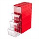 Пластиковый короб С-2 красный/прозрачный (140х232х100) – изображение №3