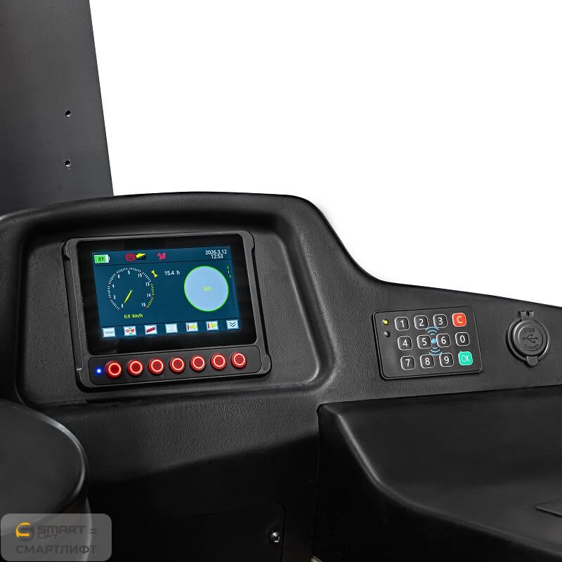 Узкопроходный ричтрак OPTS15 (1500 кг; 6,5 м; 80В / 560Ач) СМАРТЛИФТ (SMARTLIFT) – изображение №2