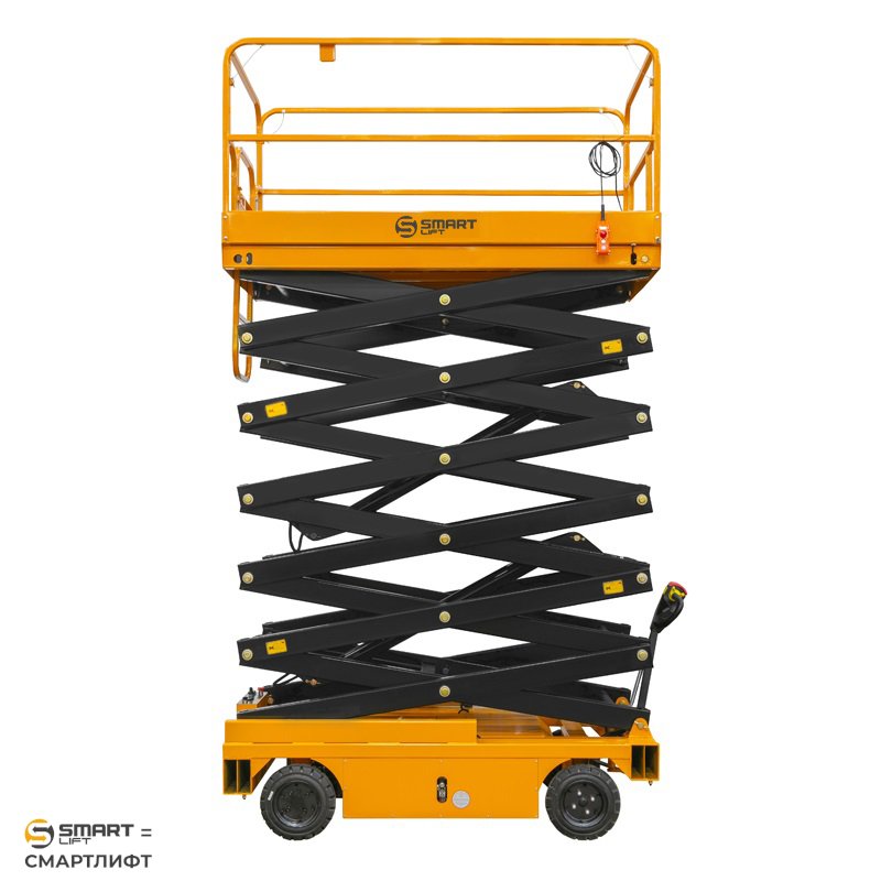 Подъемник ножничный самоходный SJY-0.3-13A (300 кг, 12,8 м) СМАРТЛИФТ (SMARTLIFT) / СМАРТ (SMART) – изображение №7